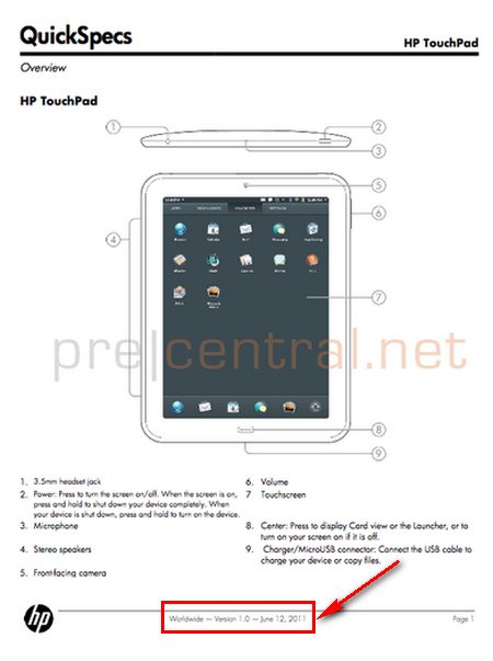 Rumor: HP lanzaría la tableta TouchPad con webOS el 12 de Junio 1