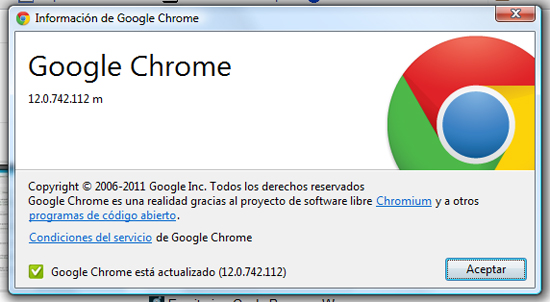 Actualización de Google Chrome que repara 7 errores 3