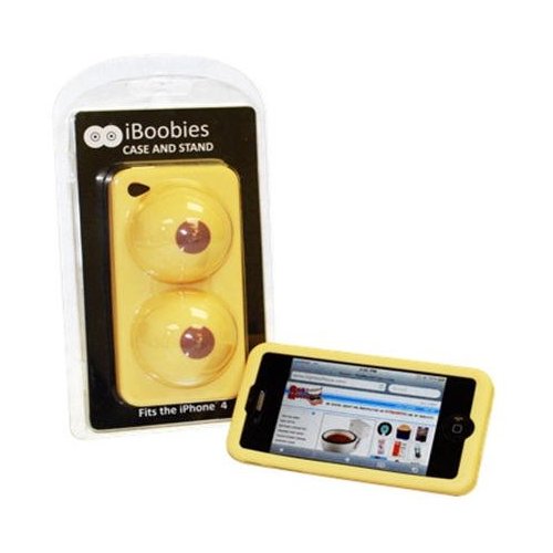 iBoobies, un protector y stand para iPhone exclusivo para hombres #WTF 1