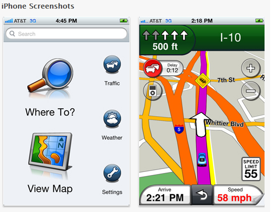 Dos opciones para navegar con Iphone como GPS 2