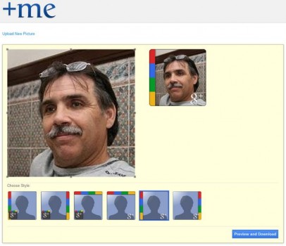 Crea tu foto de perfil para Google+ con +Me 2