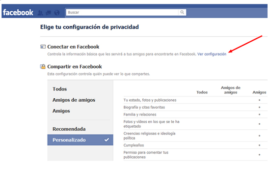 Facebook: Cómo ocultar tu lista de amigos 1