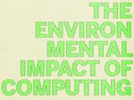 El impacto medioambiental de la computación #Infografía