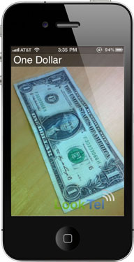 LookTel: Lector de dólares-billetes en tu smartphone