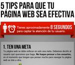 5 trucos para que tu página web sea efectiva #Infografía en español