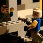 El robo de un banco, un stop-motion con Legos