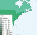 Mapa interactivo mundial de la velocidad de descarga de Internet por países