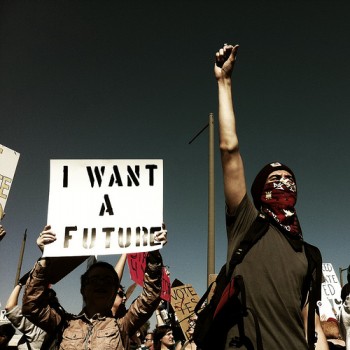 Un Premio Nobel y el fundador de Creative Commons visitan #OccupyWallStreet 1