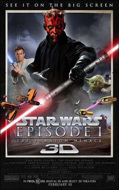 Star Wars Episodio 1 3D The Phantom Menace, el primer tráiler! 1
