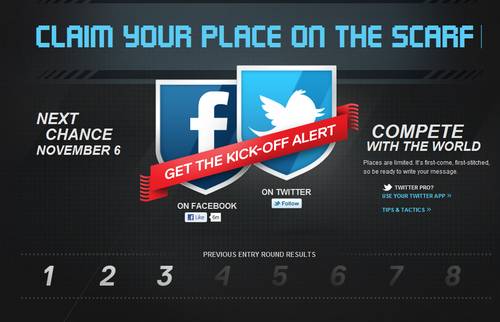 Campaña de EA Sport para promover el juego FIFA 2012 incluye a usuarios de Twitter y Facebook 2