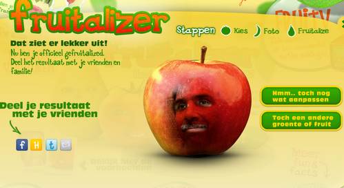 Convierte una imagen de tu cara en una fruta u hortaliza con Frutalizer 5