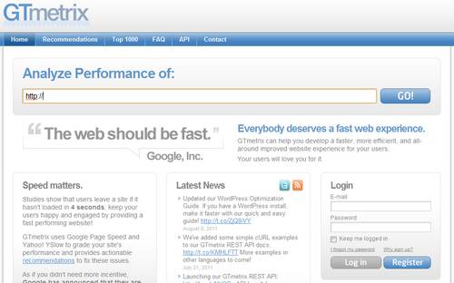 4 herramientas gratis en línea para probar la performance de un sitio web 2