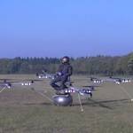 Llevan a cabo el primer vuelo tripulado de un multicopter eléctrico
