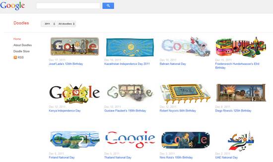 Google renovó su página de los Doodles 1