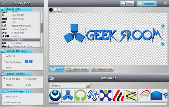 Logotype Maker, aplicación web para crear logos 2