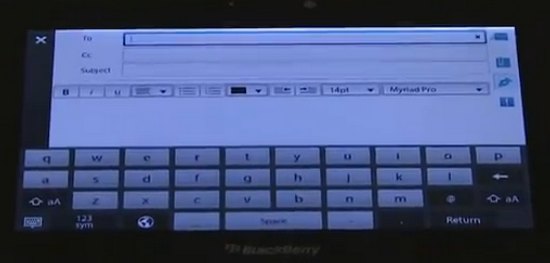 #CES2012 Blackberry Playbook OS 2, un SO para pensar seriamente en la tableta de RIM 3