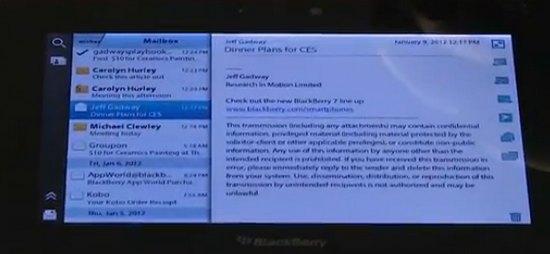 #CES2012 Blackberry Playbook OS 2, un SO para pensar seriamente en la tableta de RIM 2