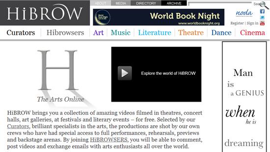 HiBrow, el Youtube de las artes 1
