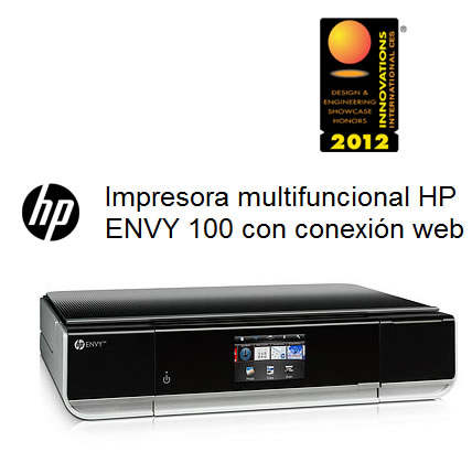 #CES2012: HP Envy 100, una impresora con conexión web