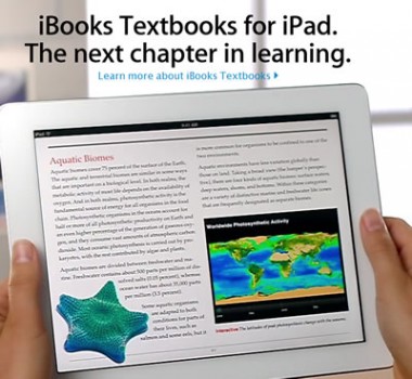 Apple reinventa los textos escolares con el iBooks 2 para iPad 1
