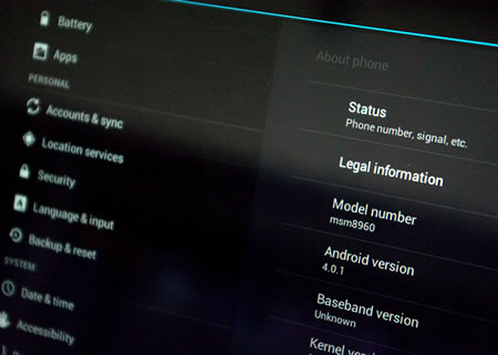 Qualcomm y su tablet correrán Android 4.0.1 Ice Cream Sandwich 2