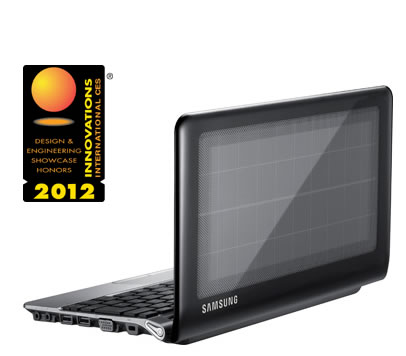 #CES2012 Samsung fue premiada por su Notebook 215S con energía solar