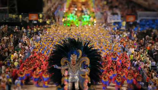 Espectacular vídeo Time Lapse con Tilt-Shift del Carnaval de Rio de Janeiro del 2011 1