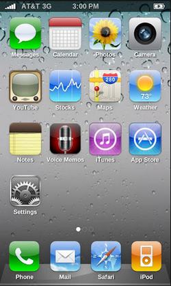 Fake iPhone 4S, interfaz de iPhone en Android 1
