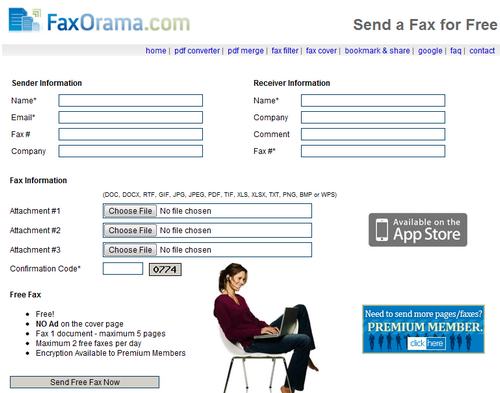 7 Servicios gratuitos de Fax en línea 6
