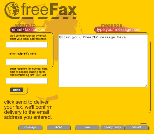 7 Servicios gratuitos de Fax en línea 3