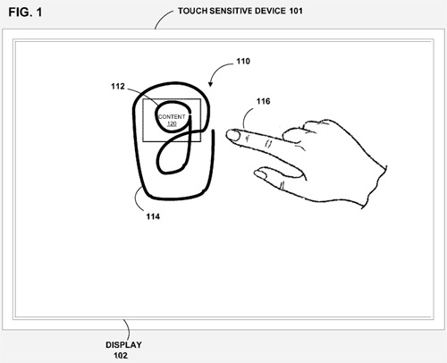 Google presenta una patente de nuevos gestos para utilizar en pantallas táctiles 1