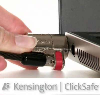 ClickSafe de Kensigton protege tu computadora de ladrones 1