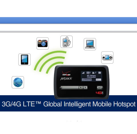Comparte tu internet de alta velocidad con Novatel Wireless 4G MiFi Hotspot 1