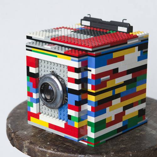 Legotron Mark I, cámara retro 4x5 hecha con LEGO 1