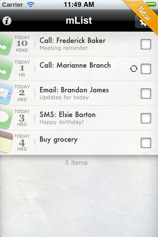 8 aplicaciones gratis para iOS de gestión y listas de tareas 8