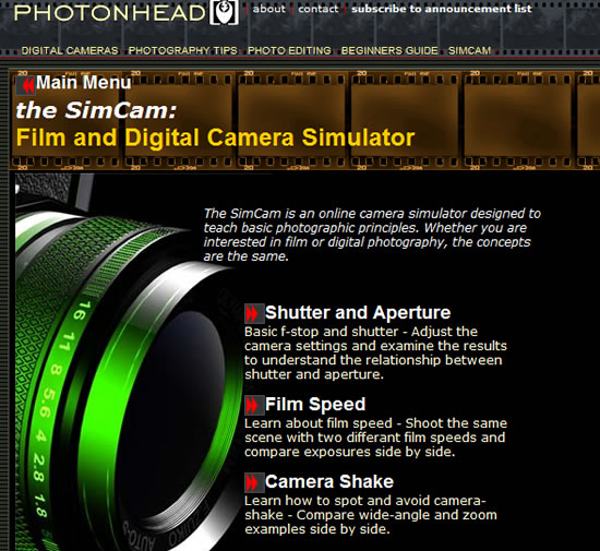 Fotografía: Simulador para practicar las configuraciones no-automáticas de una cámara 1