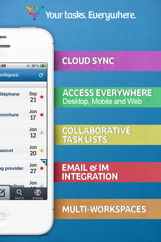 8 aplicaciones gratis para iOS de gestión y listas de tareas 3