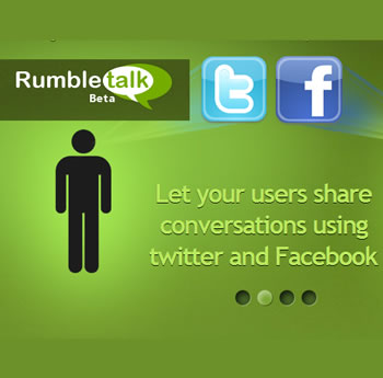 RumbleTalk, para insertar chat en tu Blog o Página de Facebook