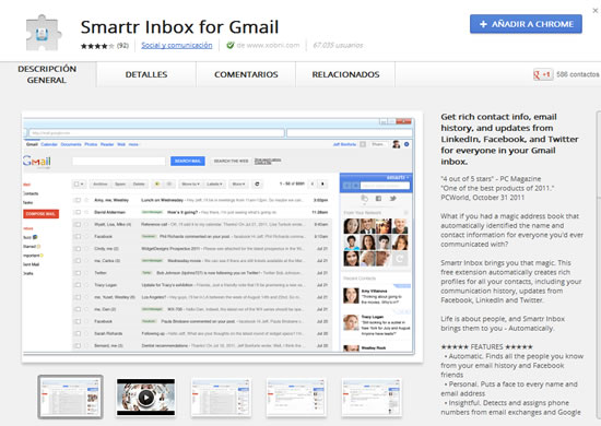 Instala Smartr Inbox para Gmail y maneja tus contactos de manera íntegra 3