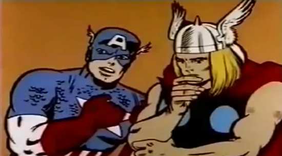Recrean el último tráiler de The Avengers con clips de animaciones de Marvel de los 60's 1