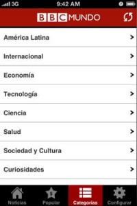 BBC Mundo, aplicación de iOS con las últimas noticias en español 2