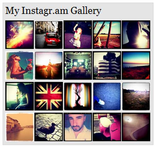 Muestra imágenes de instagram en tu blog de Wordpress con Gallery widget 1