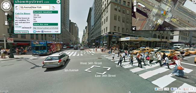 ShowMyStreet, excelente aplicación web del tipo Street View 1