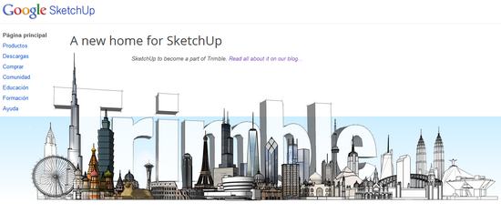Google vende la plataforma de modelado 3D SketchUp a la empresa Trimble Navigation Ltd. 1