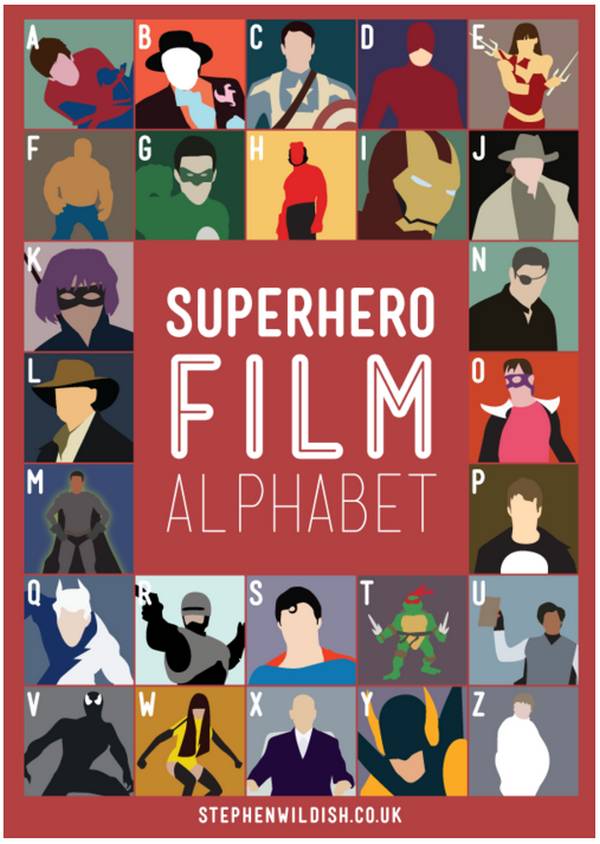 El alfabeto de los superhéroes 1
