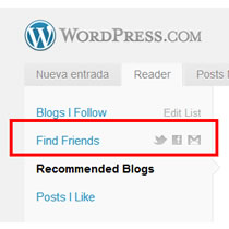 WordPress.com se hace más social y nos ayuda a conectarnos con amigos con «Find Friend»