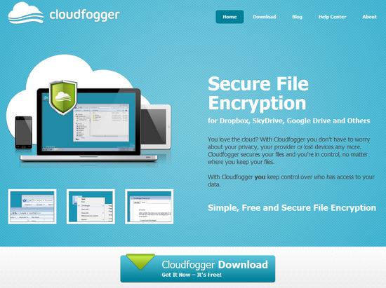 Cloudfogger permite cifrar los ficheros que subimos a la nube 1