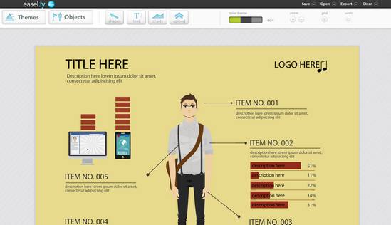 Easel.ly, aplicación en línea para crear infografías 1
