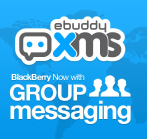 El mensajero ebuddy XMS para Blackberry actualizado a su versión 2.0