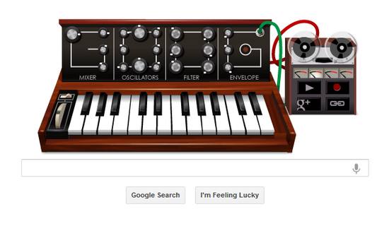 Google Doodle de hoy: sintetizador analógico en honor al Dr. Robert Moog 1